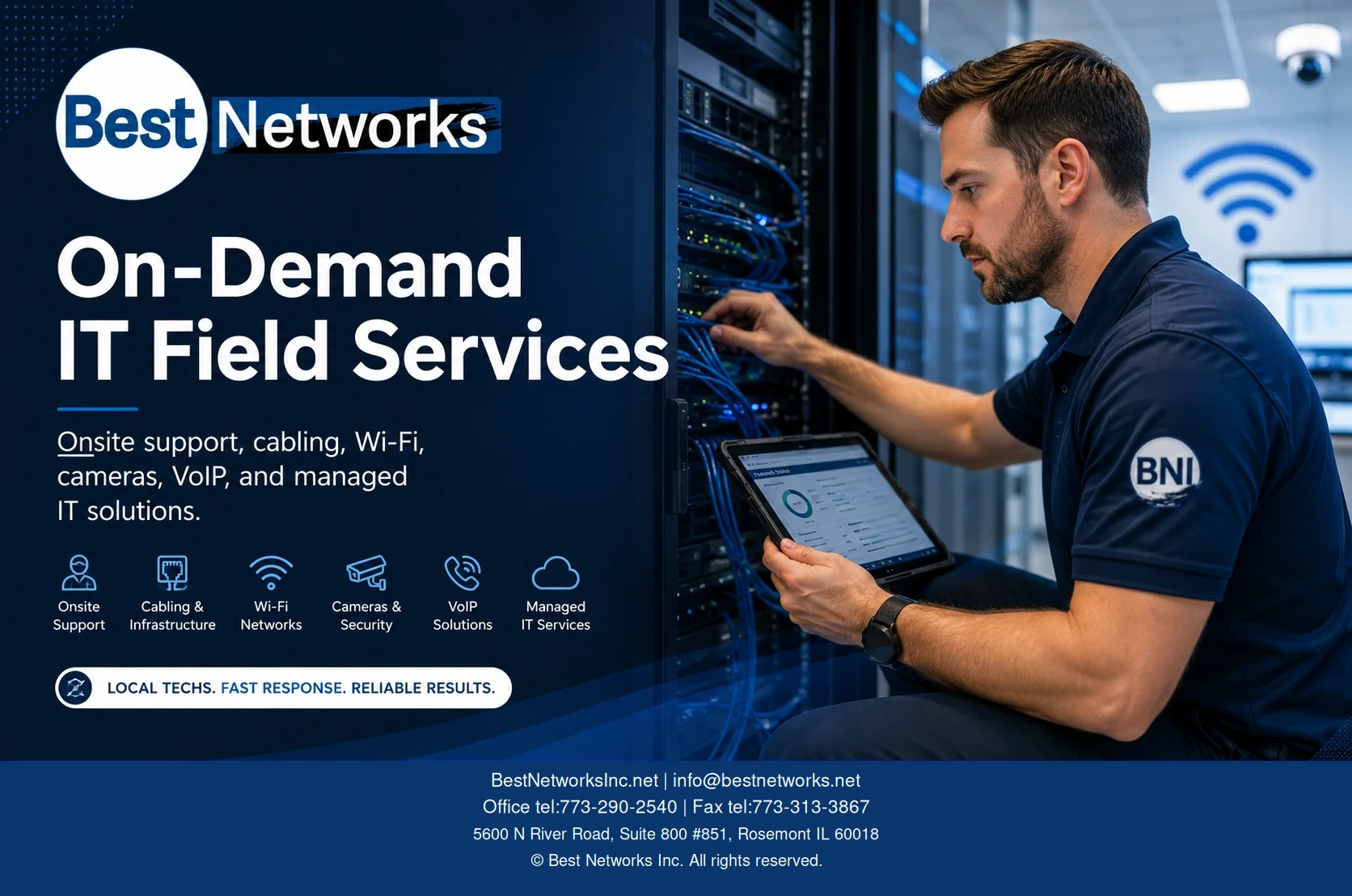 Request managed IT services from Best Networks