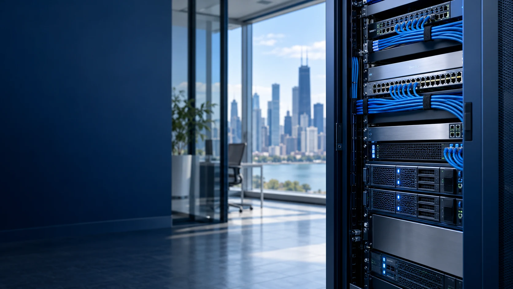 Illustrative business network infrastructure